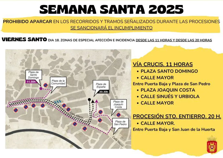 prohibido aparcar SEMAN SANTA