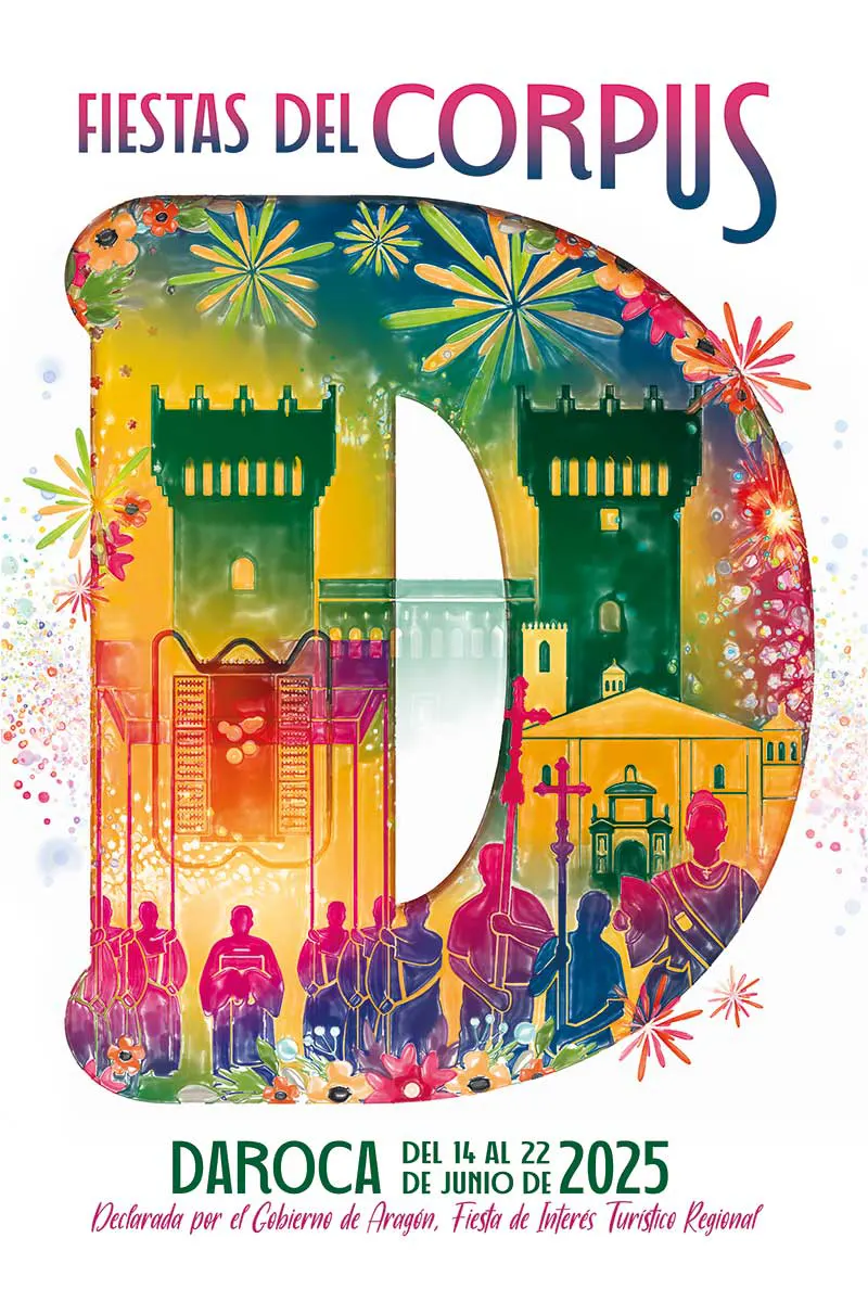 cartel Fiestas del Corpus Daroca 2025