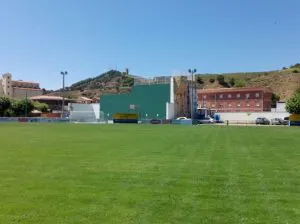 Campo de fútbol de césped natural