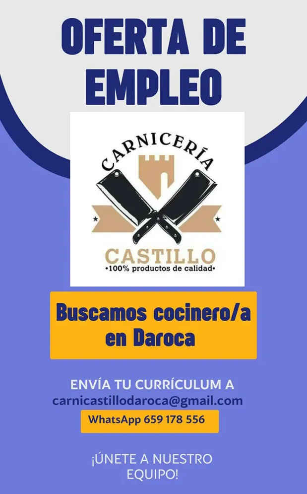 oferta-empleo-en-Carniceria-Castillo